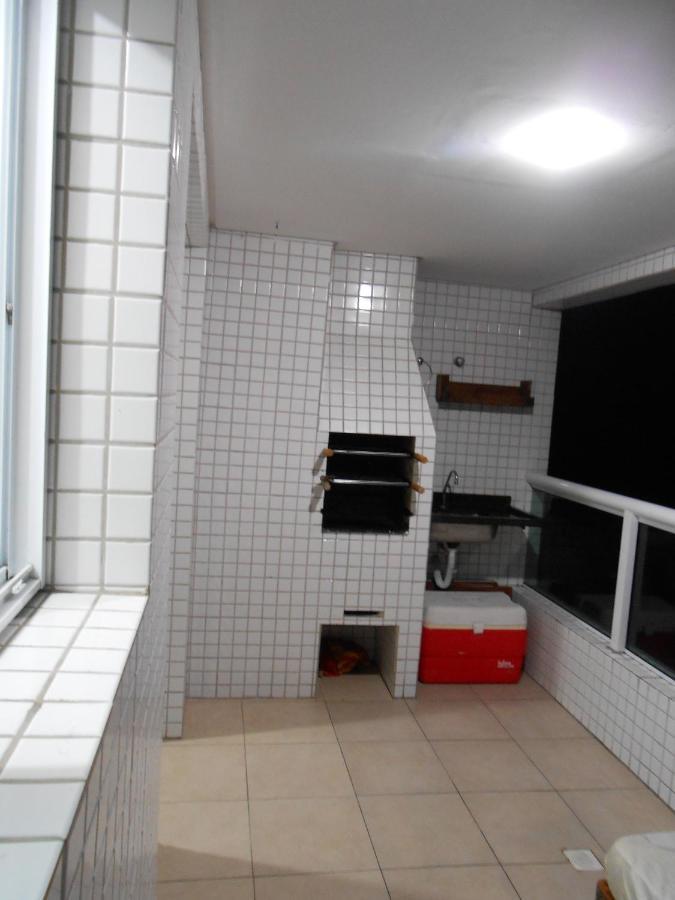Apto Varanda Gourmet Frente Ao Mar Praia Grande (Santos) Buitenkant foto